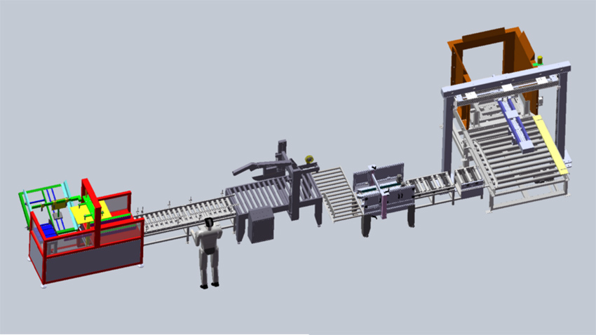 創精銳自動化罐裝打包生產線解決方案